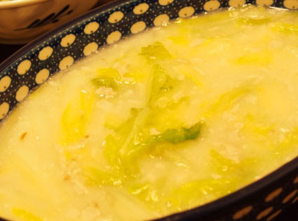 白菜のクリーム煮込みの写真