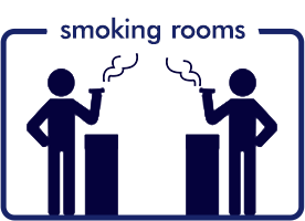 Smoking rooms