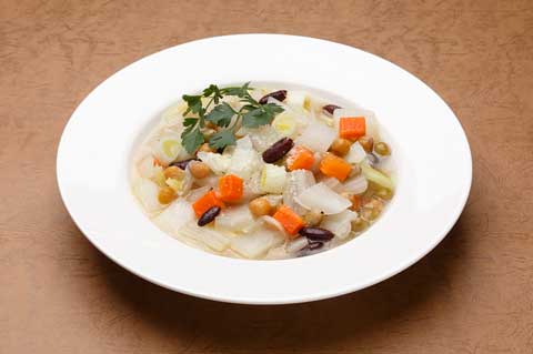 冬色野菜のズッパの写真